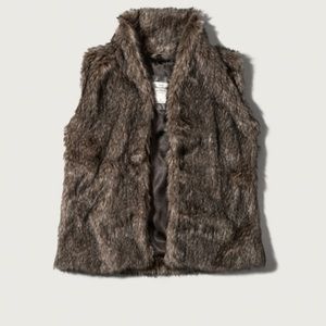 Abercrombie Faux Fur Vest